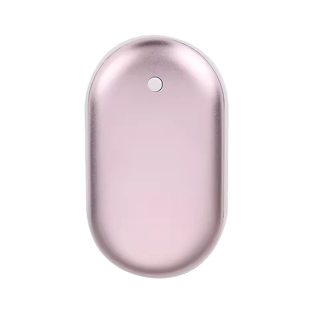 Chauffe-mains rechargeable Galet SALO, coloris rose