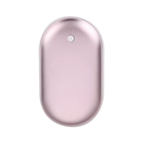 Chauffe-mains rechargeable Galet SALO, coloris rose